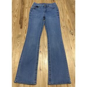 Seven7 Womans Tummyless High Rise Slim Boot Size 4 Stretch 27x31